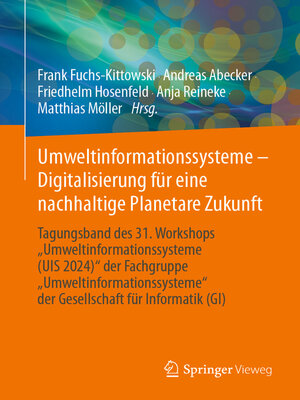 cover image of Umweltinformationssysteme--Digitalisierung für eine nachhaltige Planetare Zukunft